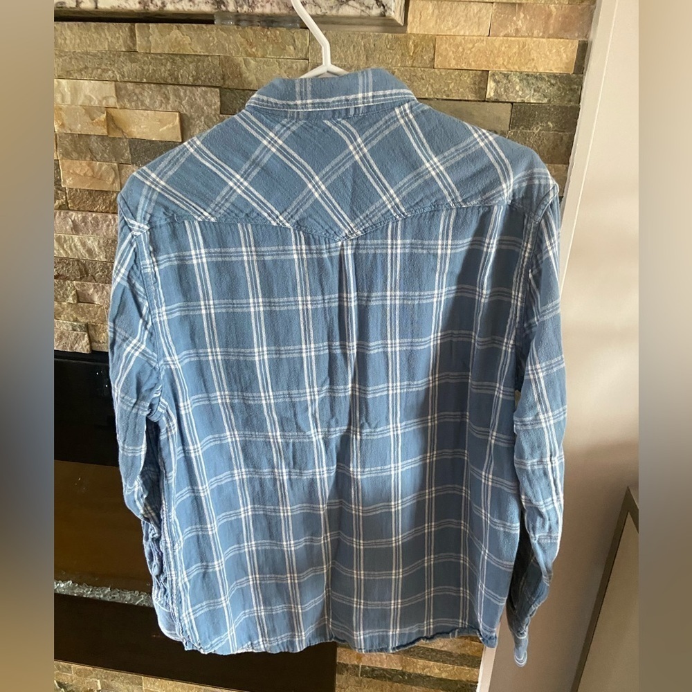 Lucky Brand Flannel Button Down Shirt - Picture 3 of 8